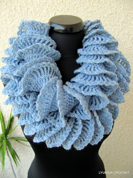 Double Ruffle Scarf