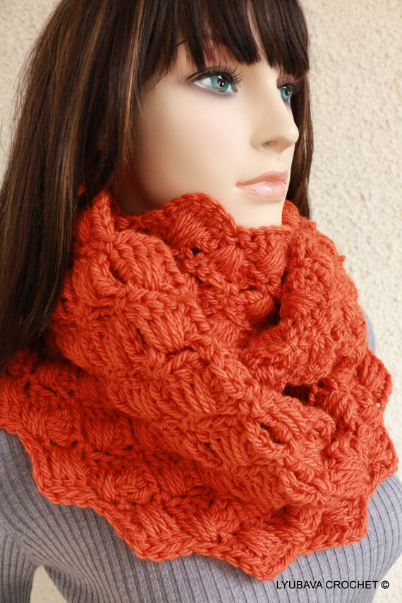 Chunky Infinity Cowl Scarf Pattern